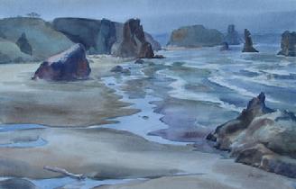 Low Tide Painting Image